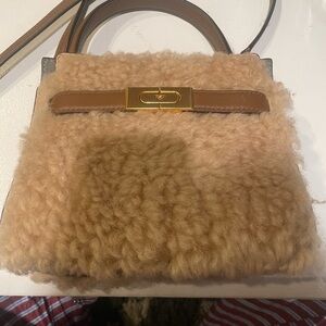 Tory Burch Raziwell Shearling Bag